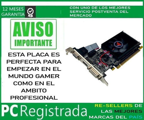 Imagen 2 de 7 de Placa De Video Gt730 4gb 128bits Geforce Nvidia Gtia Pcreg