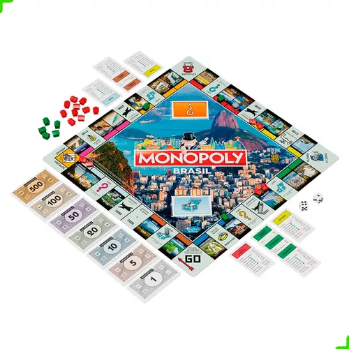 Jogo tabuleiro monopoly banco imobiliario