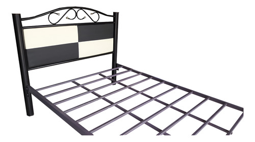 Cama Tacto Piel Matrimonial Doble Refuerzo Chocolate