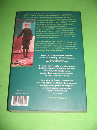Un Heroe Llamado Henry Roddy Doyle Editorial Norma $ 1140