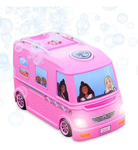 Máquina De Burbujas Barbie Dream Camper | Luces De Juguete P