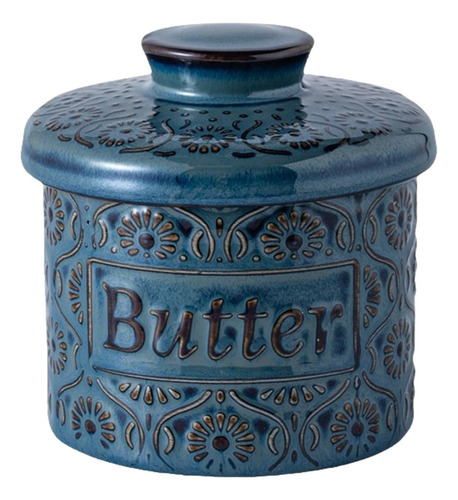 Pote De Manteiga De Porcelana Recipiente De Armazenamento
