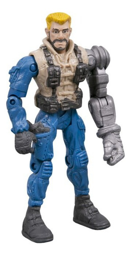 The Corps Set X2 Muñecos Articulados + Perro Lobo Robot