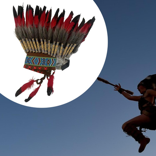 Tocado De Plumas, Decoración Para La Cabeza, Estilo B