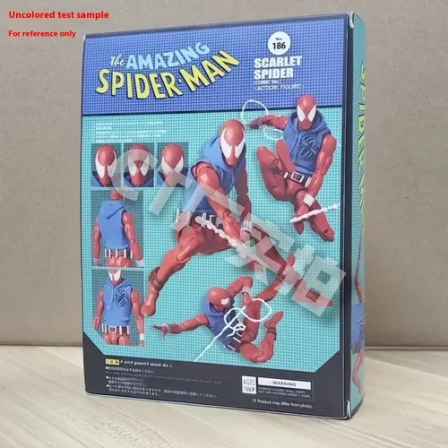 Figura De Acción Ct Toys Spiderman Mafex 186 Scarlet Spider