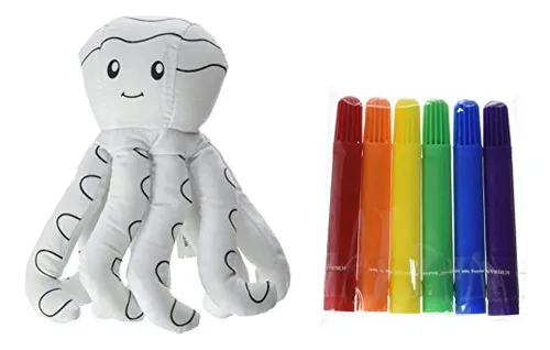 Ganz Kit Para Colorear Pulpo (7 Piezas)