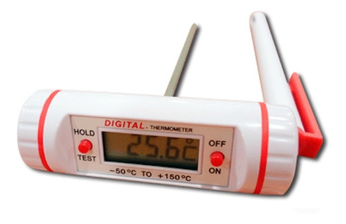 Imagen 1 de 2 de Termometro Digital Puncion Pinchacarne  -50° 150°espiga 13cm