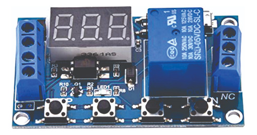 Timer Temporizador Relay Rele Retardo Arduino Automatización