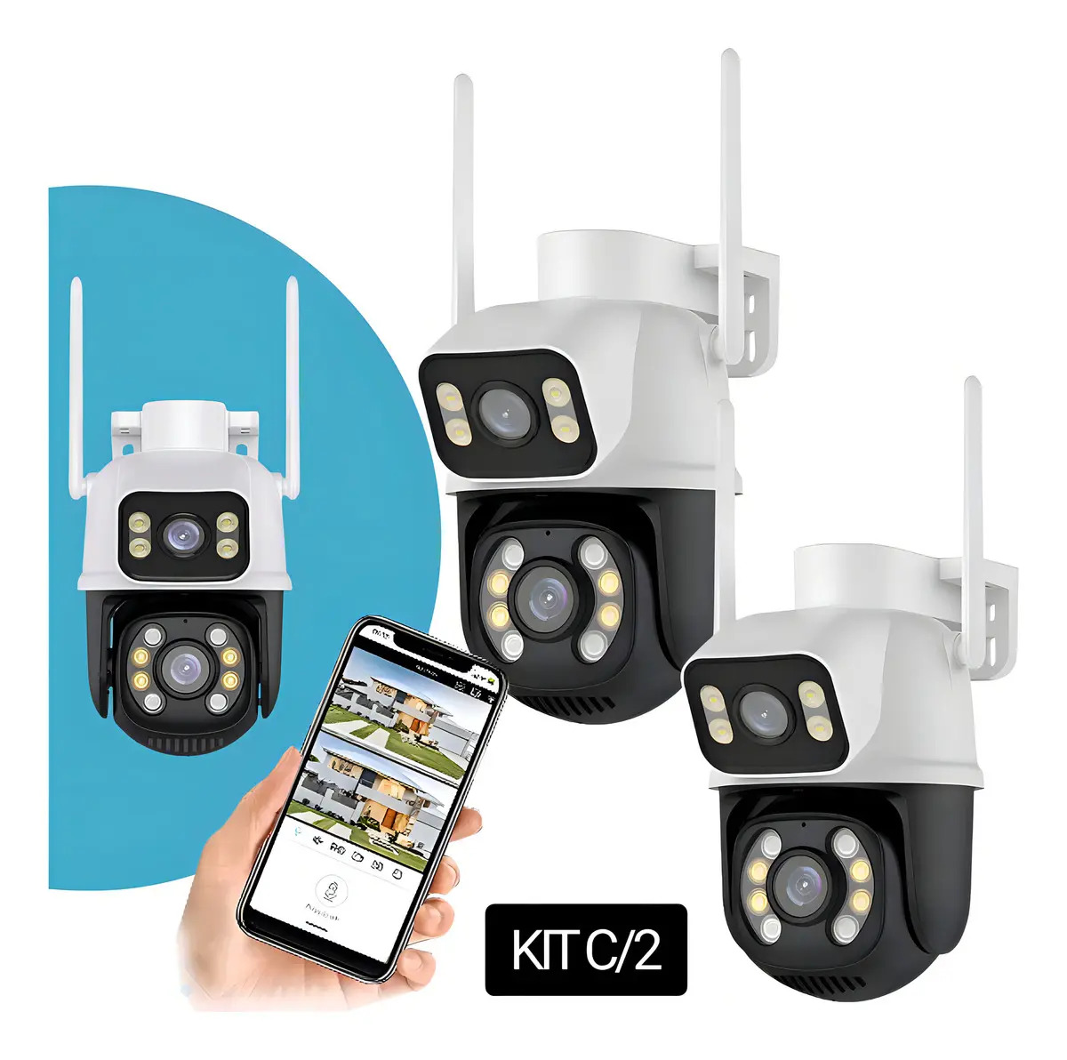 Câmera Segurança A28 Kit C/2