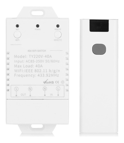 Manual De Control Remoto De La Aplicación Abs Ac85-250v 40a