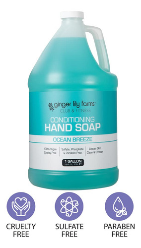 Recambio De Jabón Líquido Para Manos Ginger Lily Farms, 1 Ga