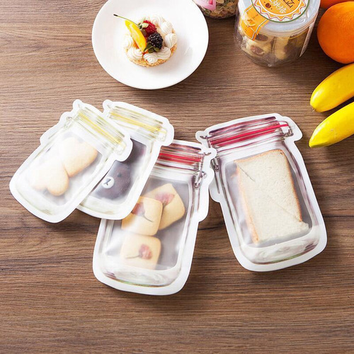 Bolsa Pequeña Para Almacenar Alimentos Con Cierre Zipper