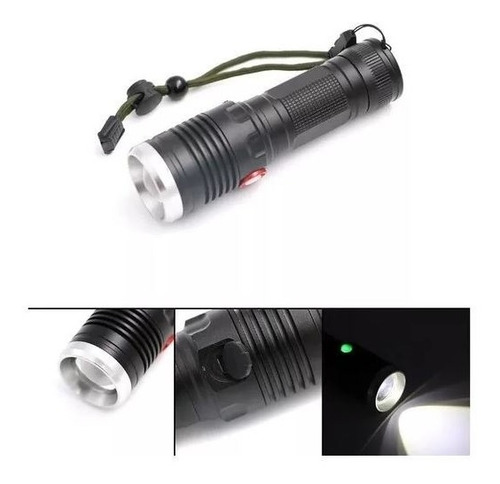 Lanterna Tática 3.240.000 Lumens Cree Led T6 Forte Bat 26650