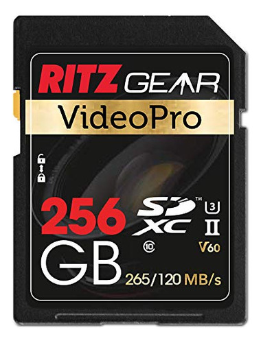 Sd Ritz Gear 256gb, High Speed, C10, U3, V60,