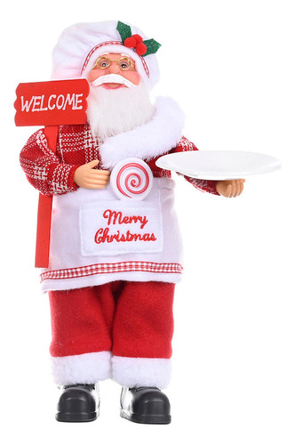 Figura Móvil Peluche Papá Noel Juguete Colgante Chef