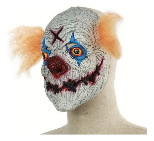 De Máscara Látex Payaso Venganza Terror Hallowee