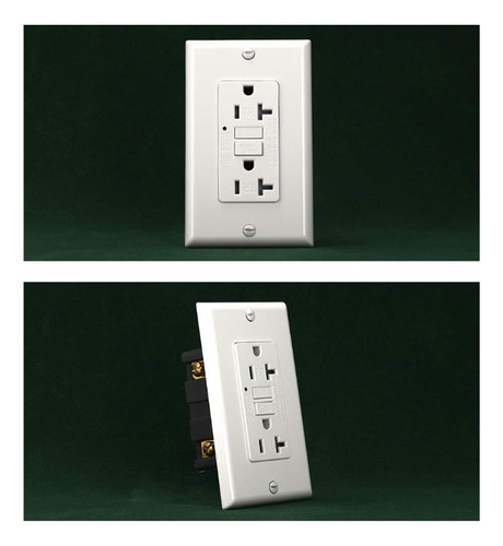 Gfci Outlet 20a, Receptáculo Eléctrico Gfi Con Indicador Led