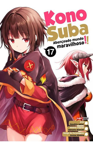 Konosuba Abençoado Mundo Maravilhoso 17 - Mangá Panini! Novo