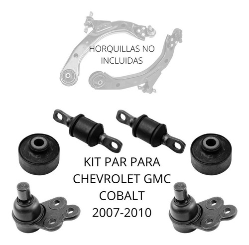 Kit Bujes Y Par Rotulas Para Chevrolet Gmc Cobalt 2007-2010