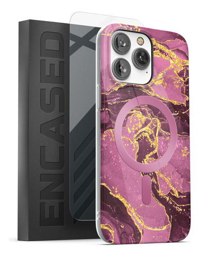 Funda Encased Para iPhone 14 Pro Max Mag C/pant Purple