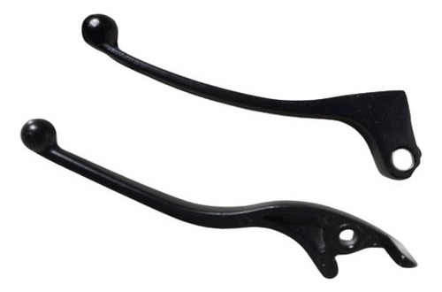 Juego De Palancas De Freno Y Embrague Motomel. Negro