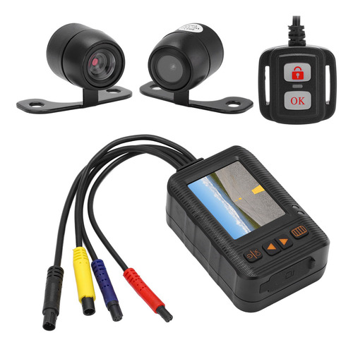 Gravador De Condução De 2 Polegadas Para Motocicleta Dvr 108