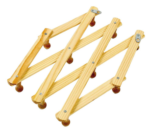 Colgador De Pared Para Abrigos, Estante Extensible De Madera
