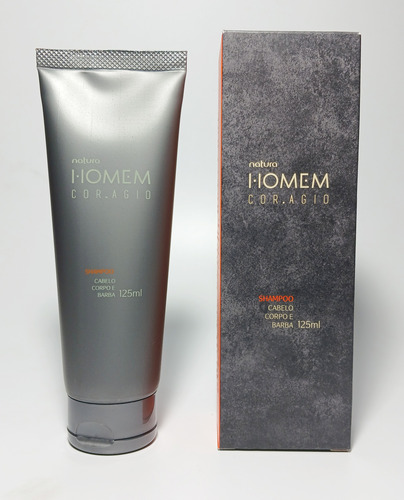Natura Homem Shampoo Cor.agio 125 Ml + Desodorante Roll On