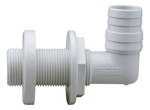 Conector Pasante De Casco De 32 Mm Blanco