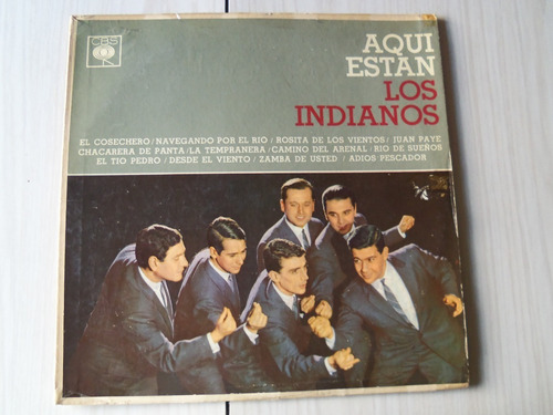 Vinilo Discos Aquí Están Los Indianos, Cbs Mono 8471 - 1963