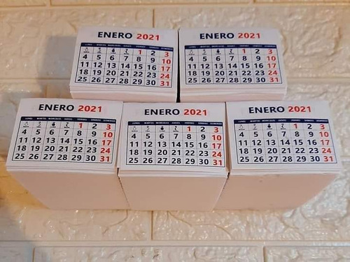 5 Taco Calendario 2021. Envío Gratis