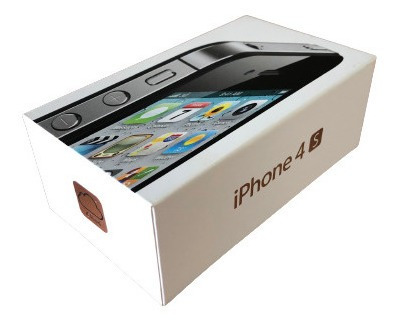 Caja Vacia iPhone 4s Negro Impecable Con Instrucciones 