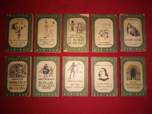 Lote Biblioteca Zig-zag - Obras De Teatro - Varios Autores (Usado)
