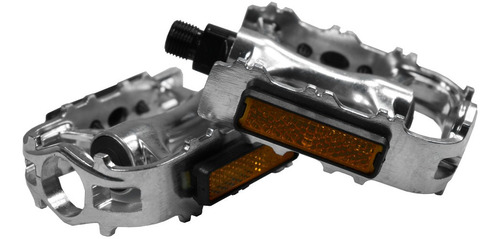 Pedales Mtb Vp 467. Aluminio Rosca 9/16 Con Reflectivo