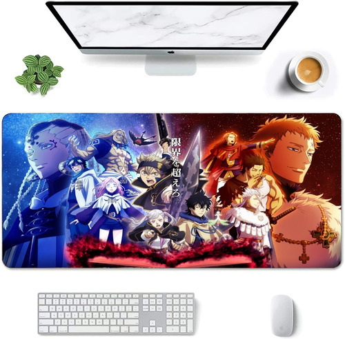 Mouse Pad Grande Black Clover Anime Art Gamer 30x70cm