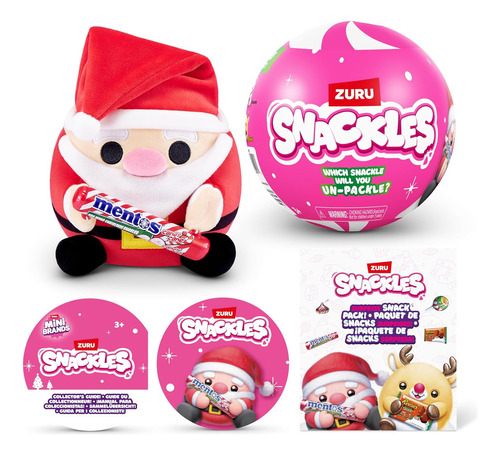 Snackles Misterio De Navidad Unbox Peluche De 5 Pulgadas ...