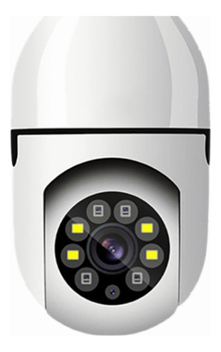 Cámara Foco 360 Grados Wifi Ip Seguridad Espía Oculta Hd