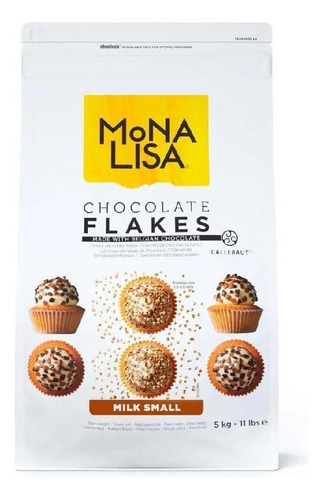 Granulado Monalisa Milk Flakes Small 1kg Callebaut