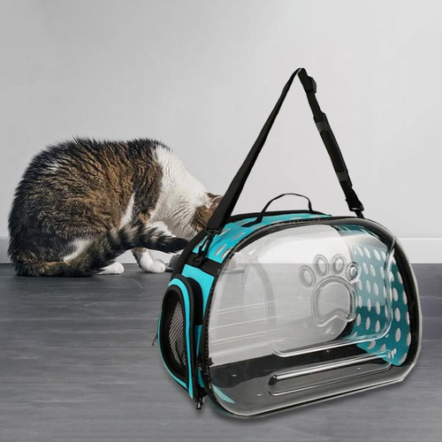Para Bolsa De Burbujas Para Mascotas, Transportadores Azul S