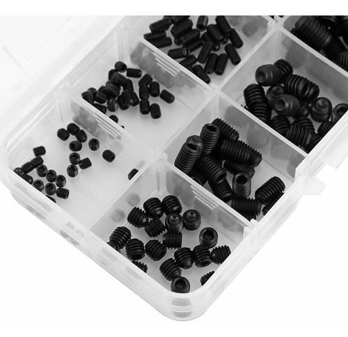 Nut Assortment 240 Socket Screw Head Socket Hex Set Grub