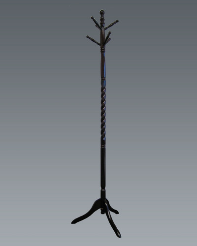 Imagen 3 de 3 de Perchero Clásico De Madera Color Cherry ¡ Envío Gratis !