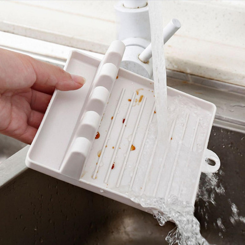 Soporte Para Utensilios Con Almohadilla Antigoteo Reposacuch