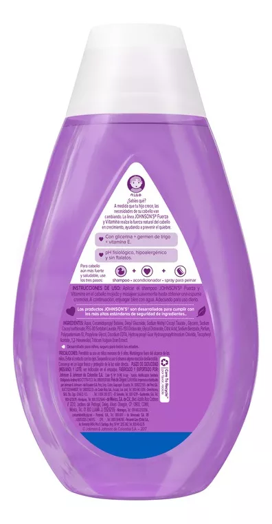 Primera imagen para búsqueda de shampoo johnsons baby