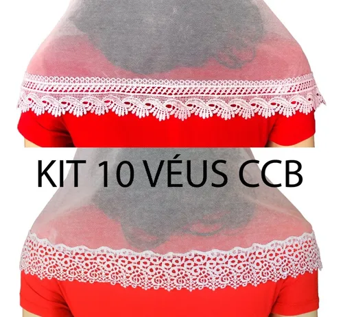 comprar Kit Com 10 Veus Ccb Véus Atacado Revenda + Frete Grátis