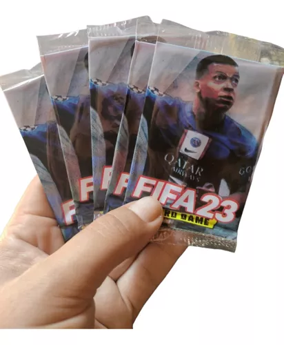 Kit 200 Cards Fifa 23 = 50 Pacotes Figurinhas Neymar Mbappe