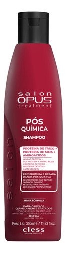 Shampoo Pós Química Salon Opus 350ml Cless Reconstrução