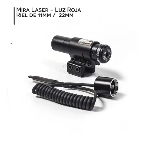 Mira Fox 3-12x44 + Montajes + Laser Fox Rojo + Riel P/acces.