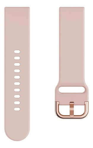 Correa 20mm Deportiva Flat Para Garmin Vivomove Hr Rosa 2 Cm