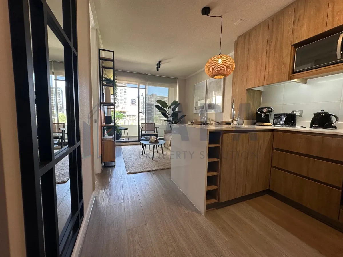 Imagen 2 de 19 de Departamento Arriendo 1d/1b Ñuñoa Metro Irarrázaval