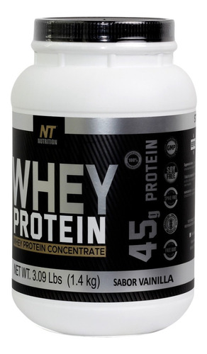 Whey Protein 54 Servicios 1400g Suero De Leche Nt Nutrition